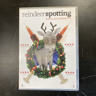 Reindeerspotting - pako joulumaasta DVD (VG+/M-) -dokumentti-
